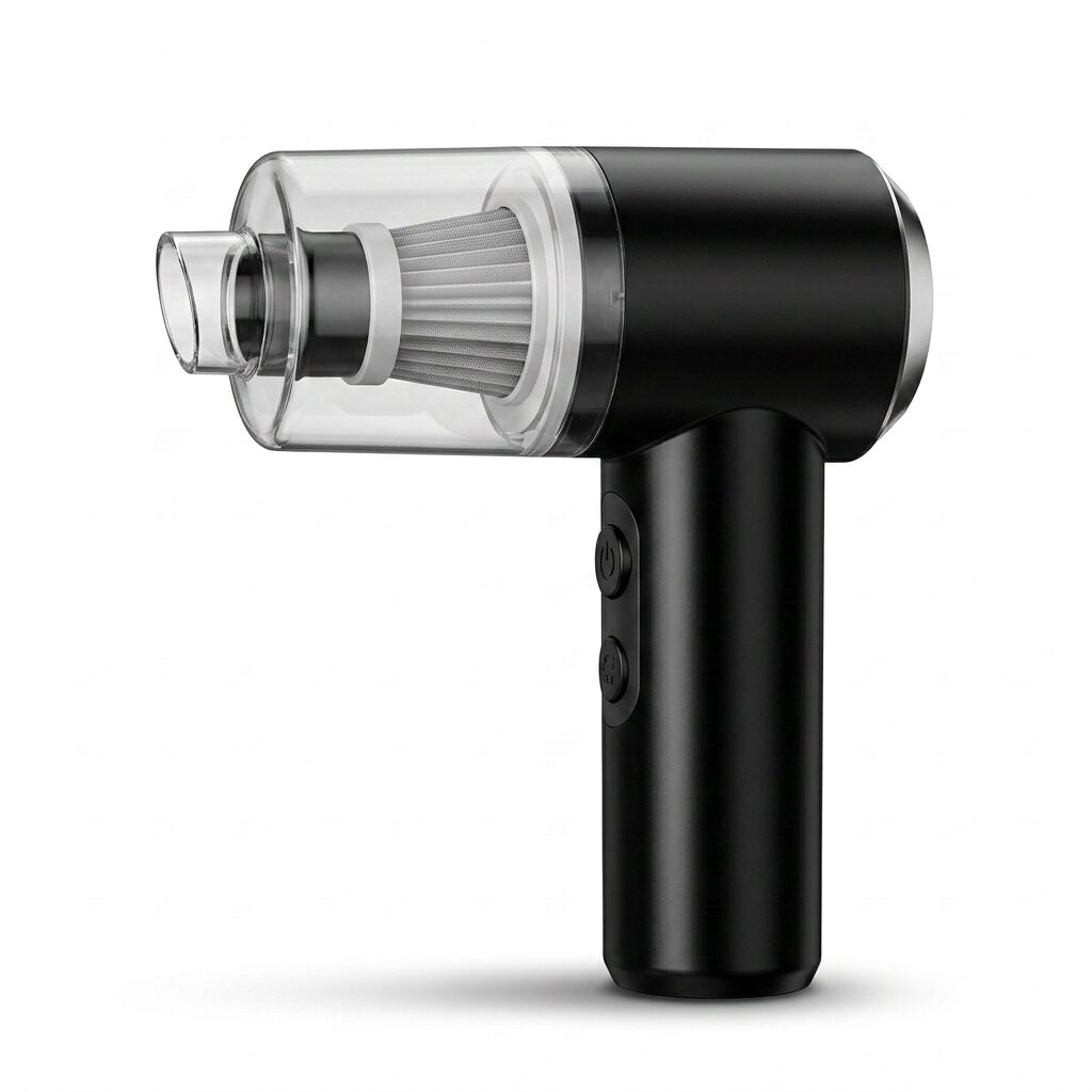 Cordless Handheld Car Vacuum Cleaner and Air Blaster - Powerful Rechargeable Mini Vacuum for Car Detailing