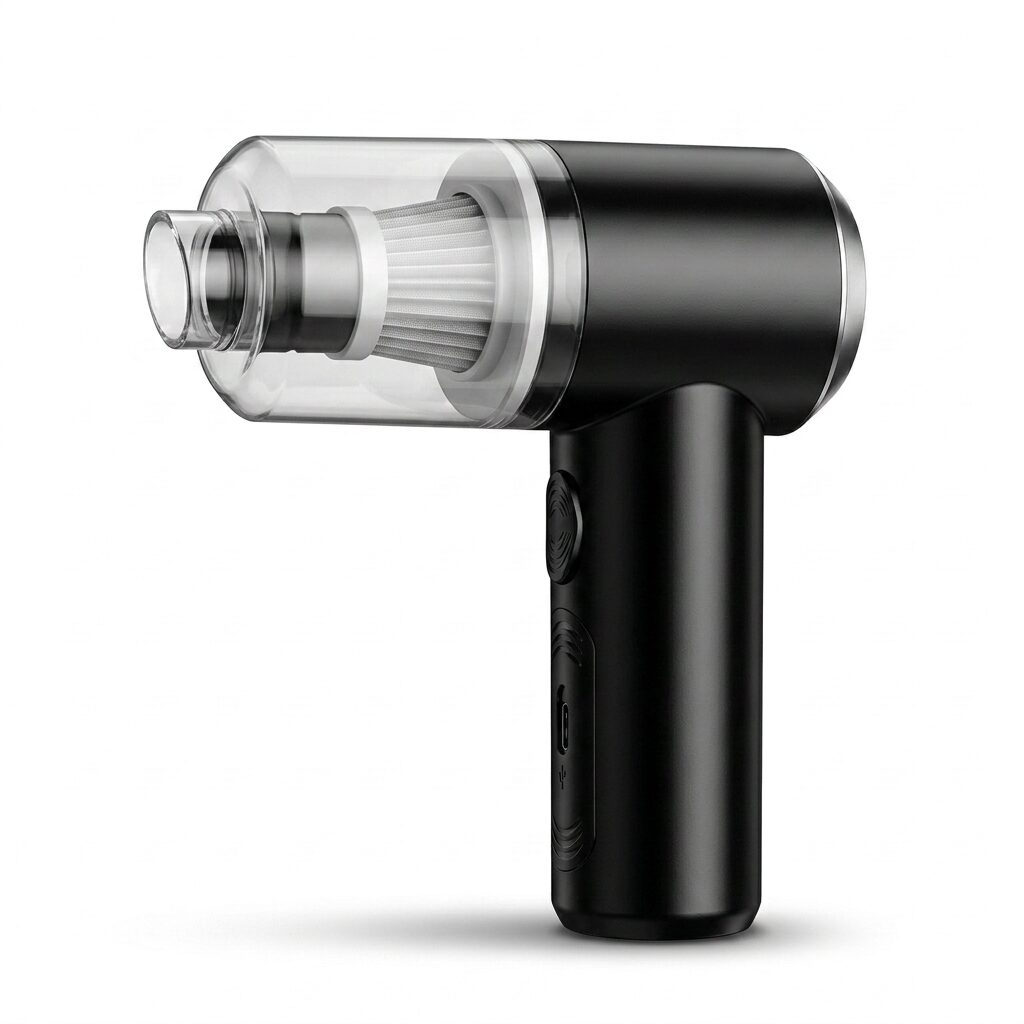 Cordless Handheld Car Vacuum Cleaner and Air Blaster - Powerful Rechargeable Mini Vacuum for Car Detailing