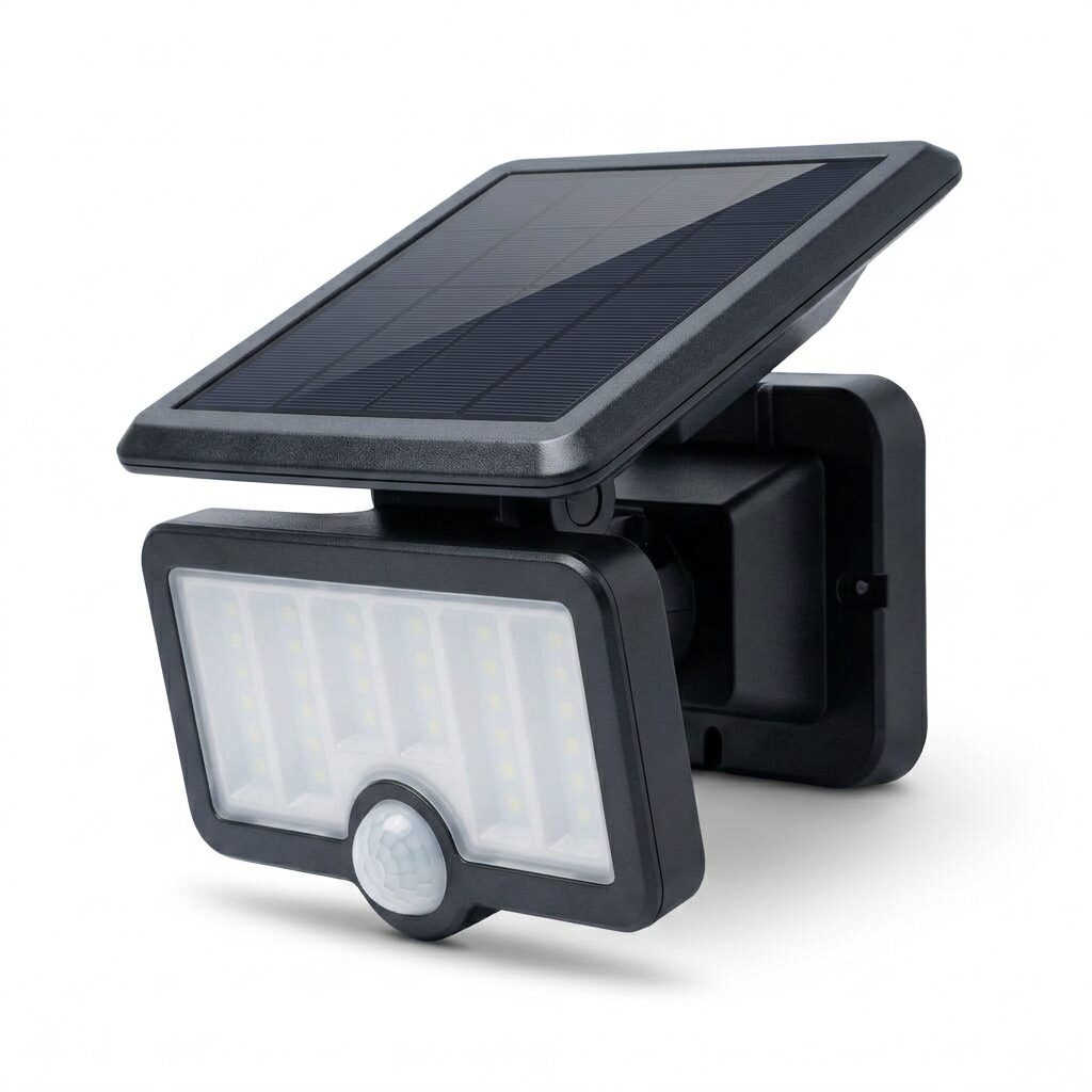 Solar Motion Sensor Light - Bright Outdoor Security Wall Light, Wireless and Weatherproof