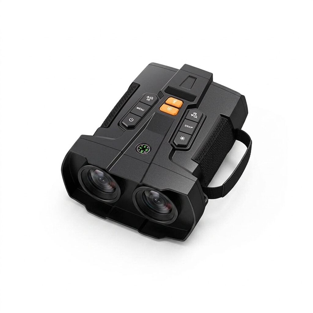 Digital Night Vision Binoculars - Infrared Night Vision Goggles with Screen and Video Recorder for Hunting and Camping