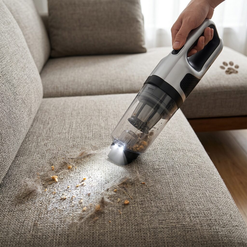 Cordless Handheld Vacuum Cleaner with Charging Dock - Lightweight Rechargeable Vacuum for Home, Car and Pet Hair