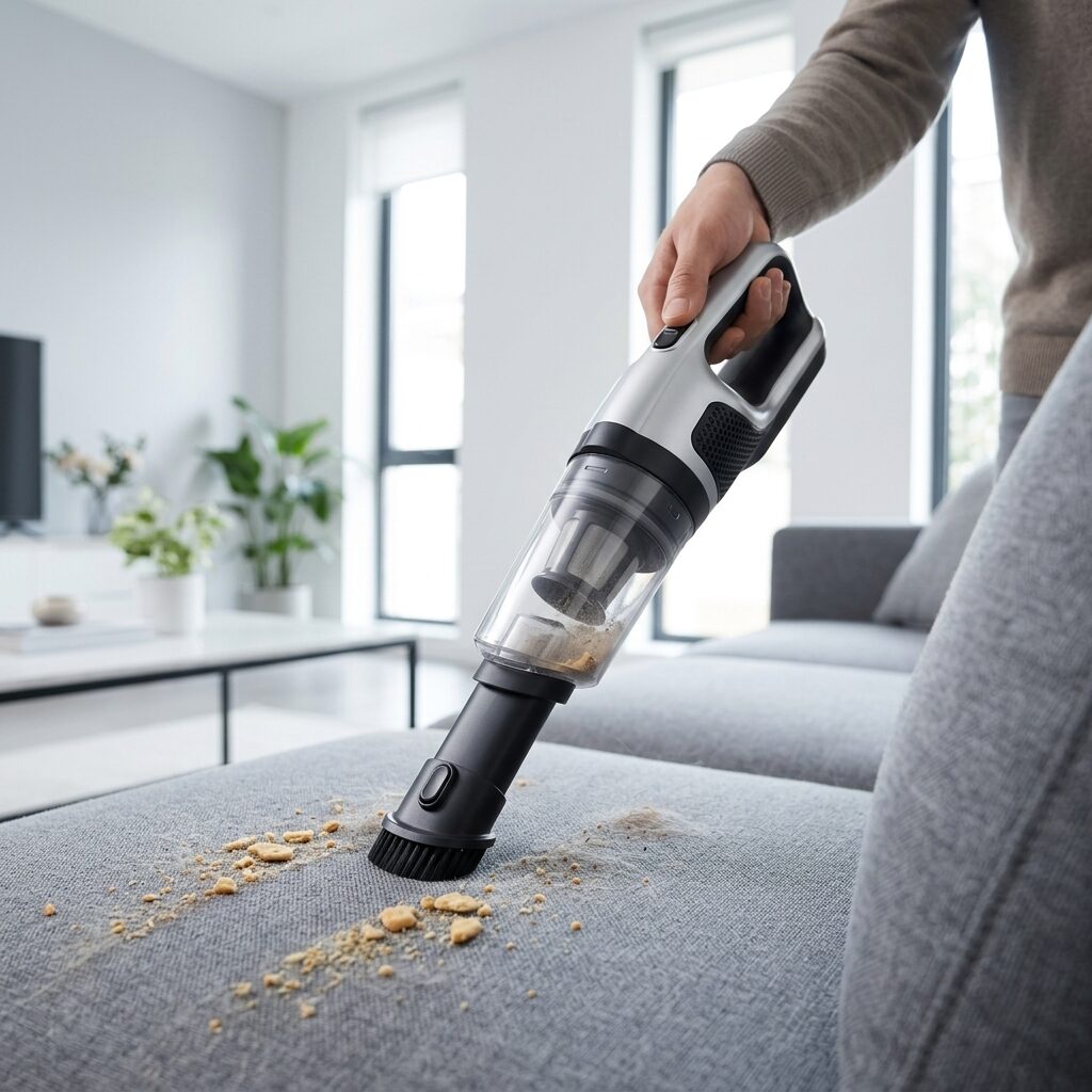 Cordless Handheld Vacuum Cleaner with Charging Dock - Lightweight Rechargeable Vacuum for Home, Car and Pet Hair