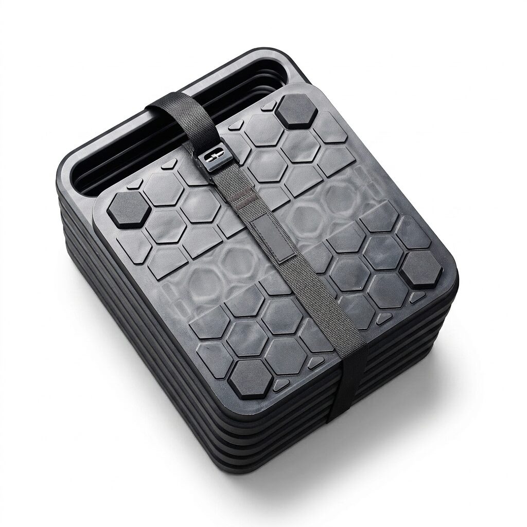 Caravan Levelling Ramps and Stabiliser Pads Set - Interlocking Leveller Blocks for Caravans, Trailers and Motorhomes