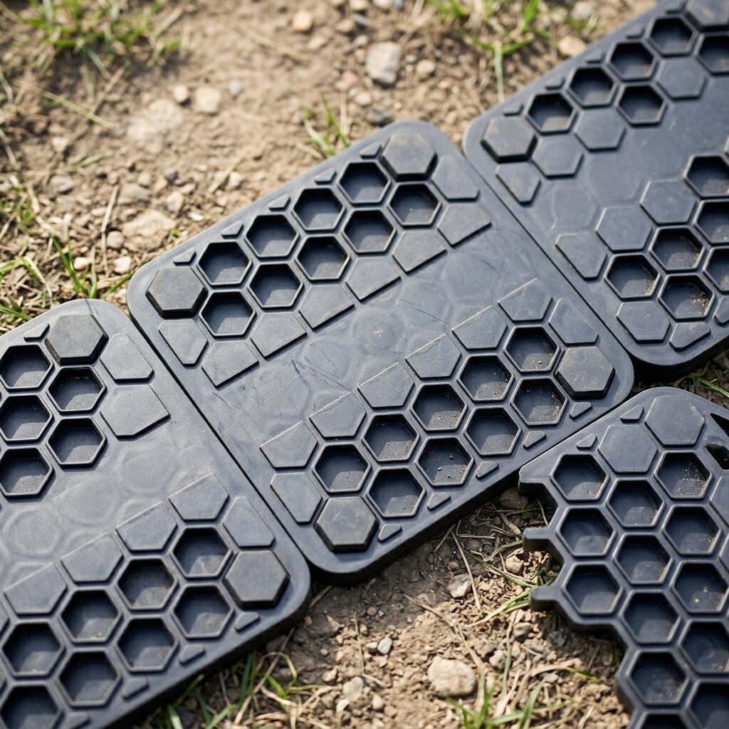 Caravan Levelling Ramps and Stabiliser Pads Set - Interlocking Leveller Blocks for Caravans, Trailers and Motorhomes