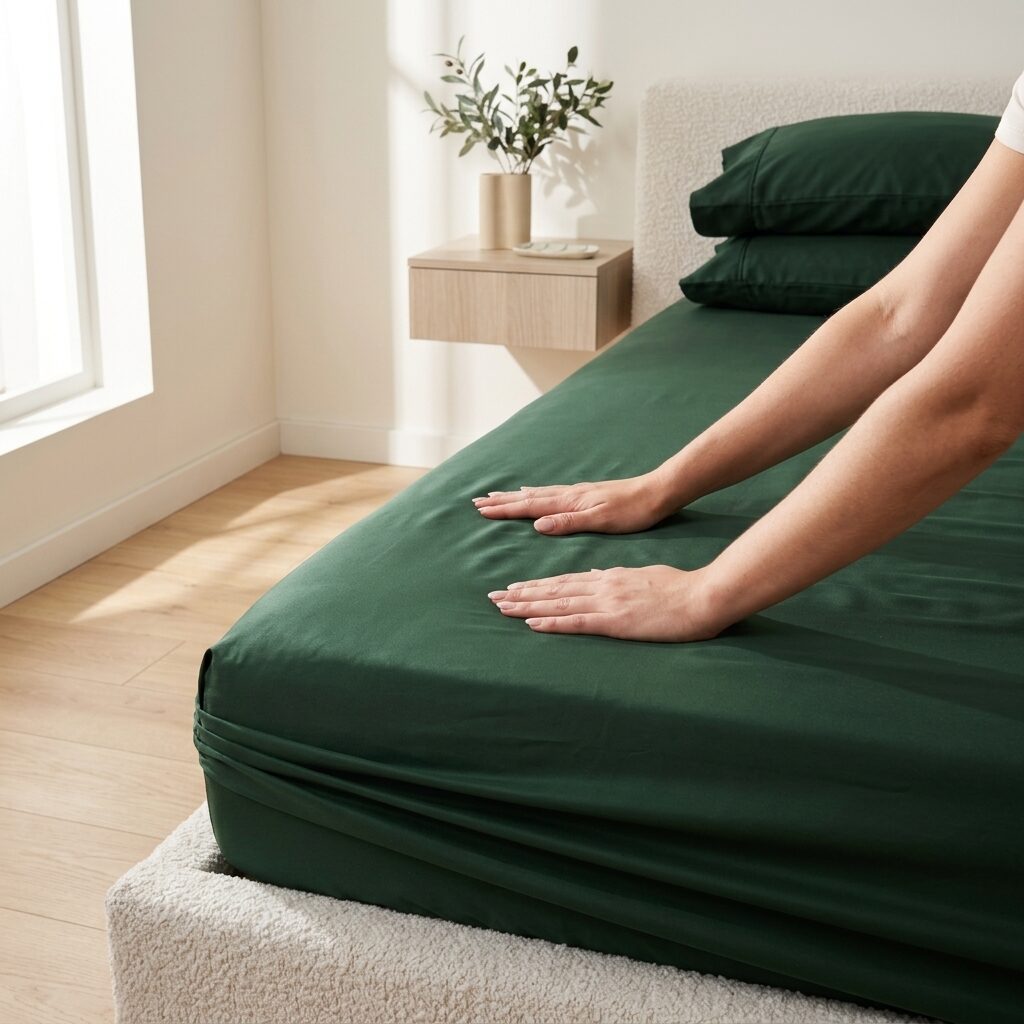 Cooling Bamboo Bed Sheet Set - Silky Soft Breathable Bamboo Sheets with Fitted Sheet, Flat Sheet and Pillowcases
