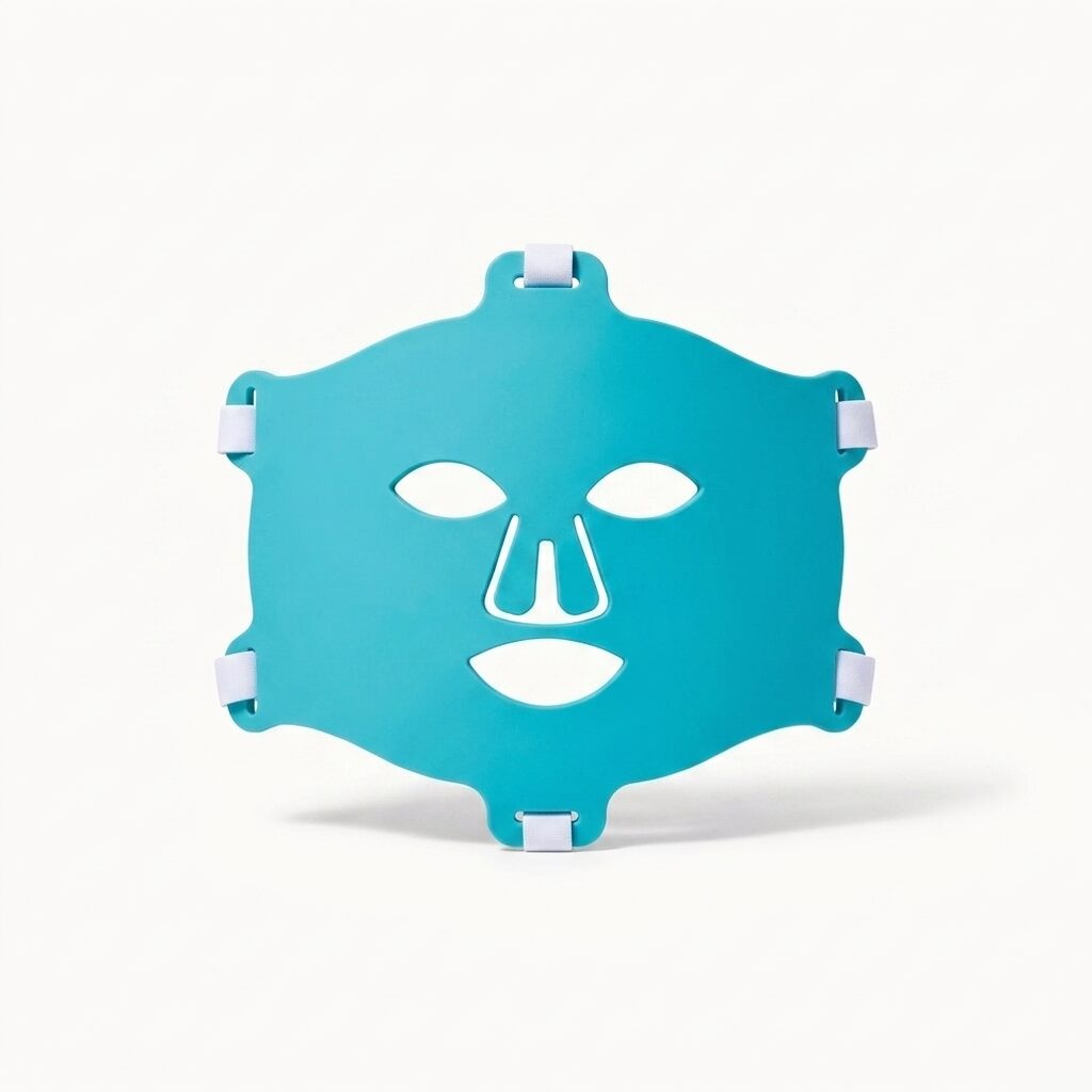 Red Light Therapy Face Mask - LED Light Therapy Mask for Face and Neck, Anti Ageing Wrinkles and Acne, Rechargeable Skincare Device