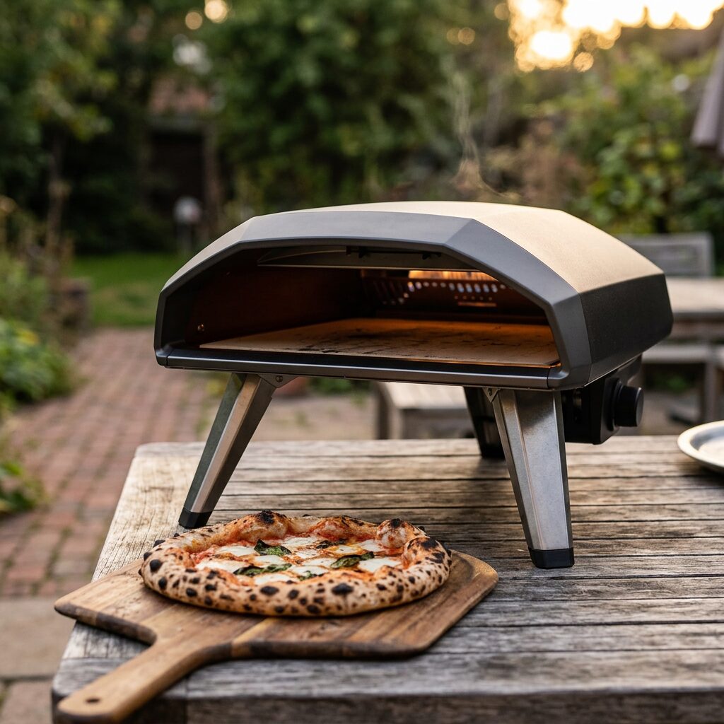 Portable Pizza Oven - Outdoor Gas Pizza Oven Reaching 500C for Restaurant-Style Wood-Fired Pizza in 60 Seconds, Backyard and Camping