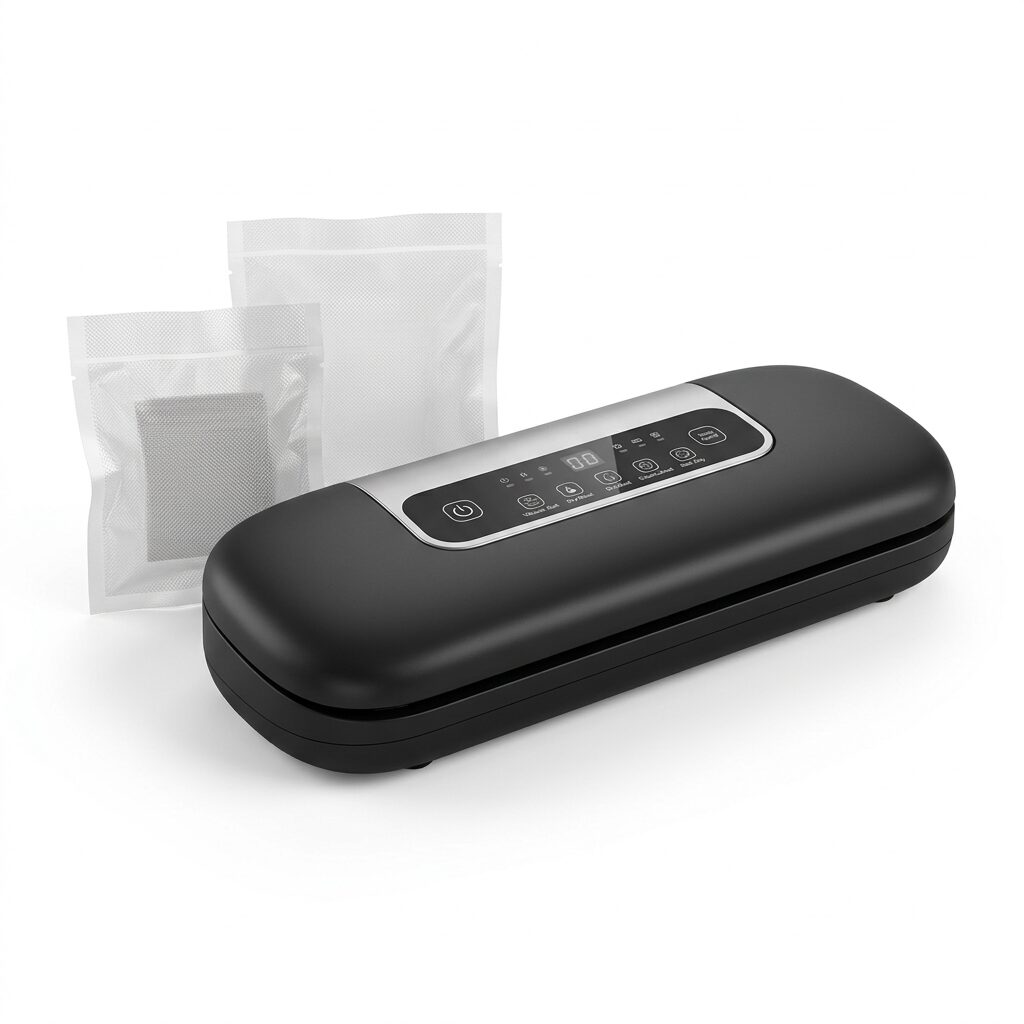 Vacuum Sealer Machine - Automatic Food Vacuum Sealer for Food Storage, Meal Prep and Sous Vide with Starter Bags