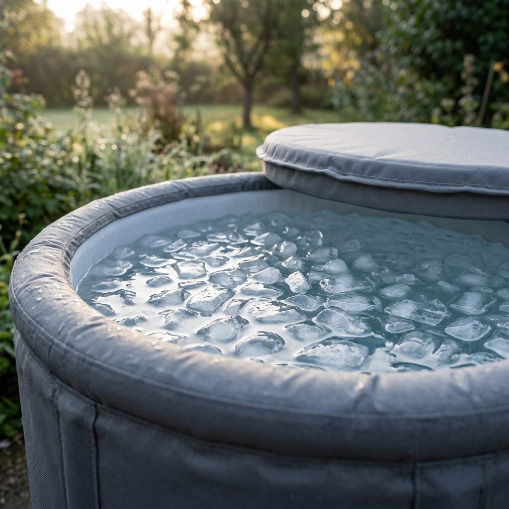 Portable Ice Bath - Cold Plunge Tub with Insulated Lid for Outdoor Recovery and Cold Water Therapy