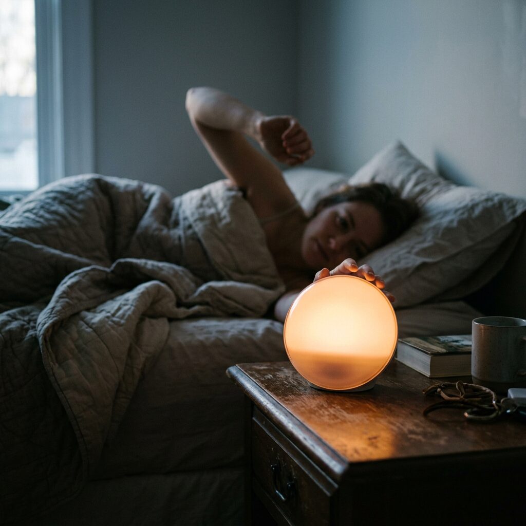 Sunrise Alarm Clock - Wake Up Light with Sunset Fade and Sleep Sounds for Better Sleep and Natural Waking