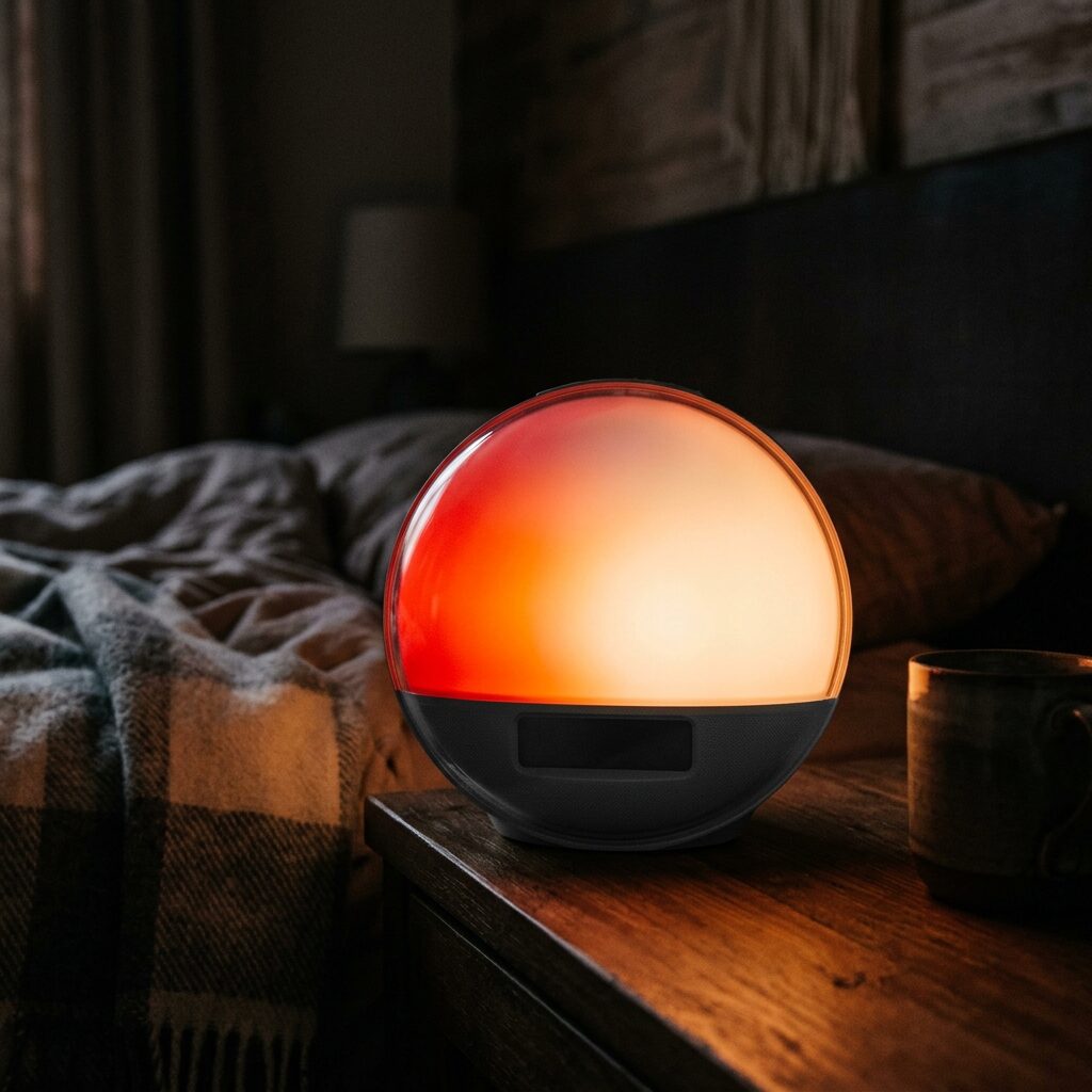Sunrise Alarm Clock - Wake Up Light with Sunset Fade and Sleep Sounds for Better Sleep and Natural Waking