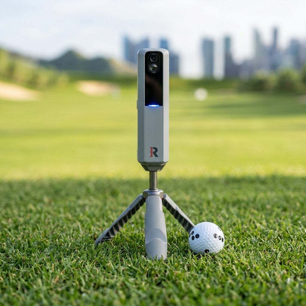 Golf Launch Monitor - Portable Personal Launch Monitor with Ball Speed Distance and Swing Data for Indoor and Outdoor Practice