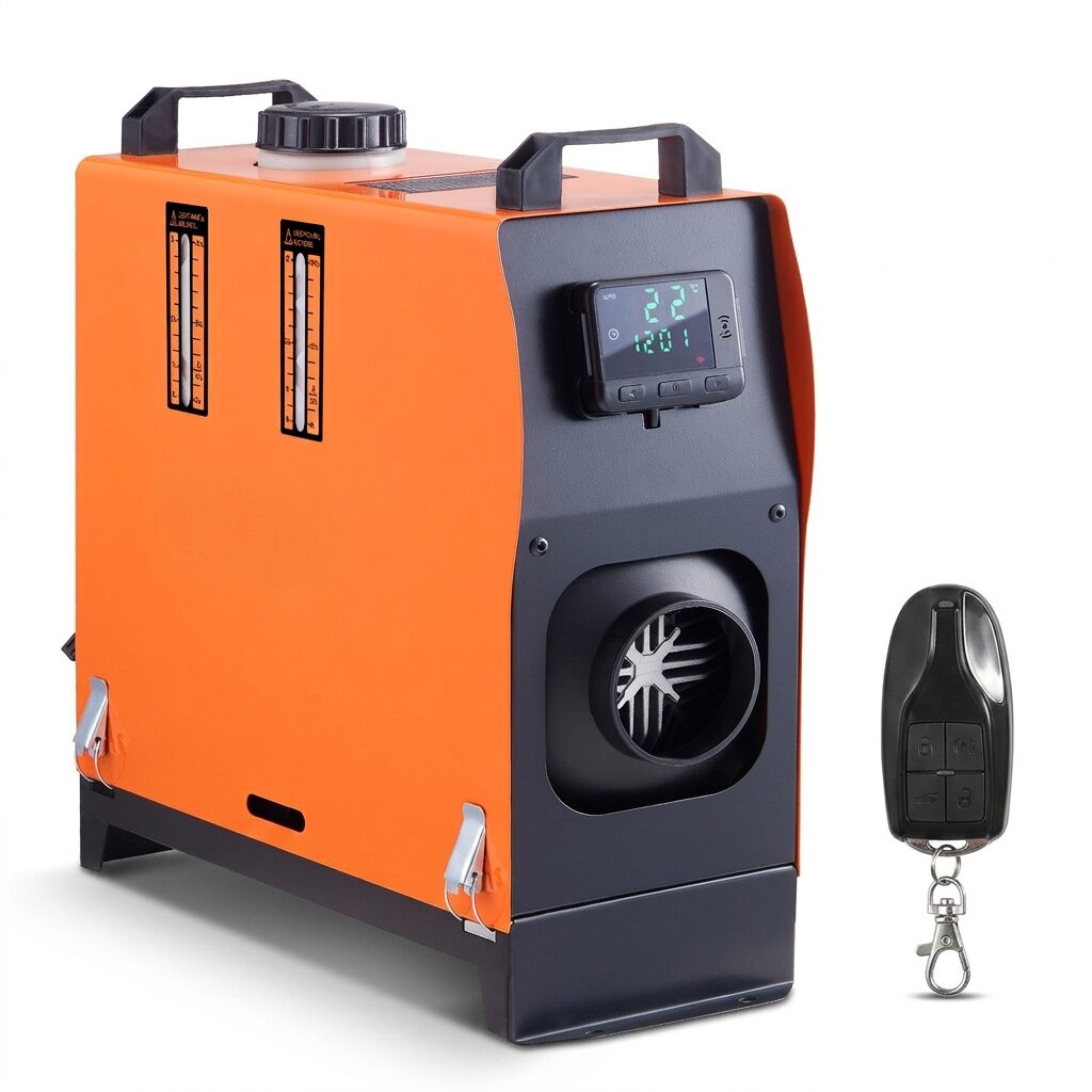 Diesel Air Parking Heater - 12V 5kW All in One Portable Diesel Heater with Remote and LCD for Camper Van RV and Boat