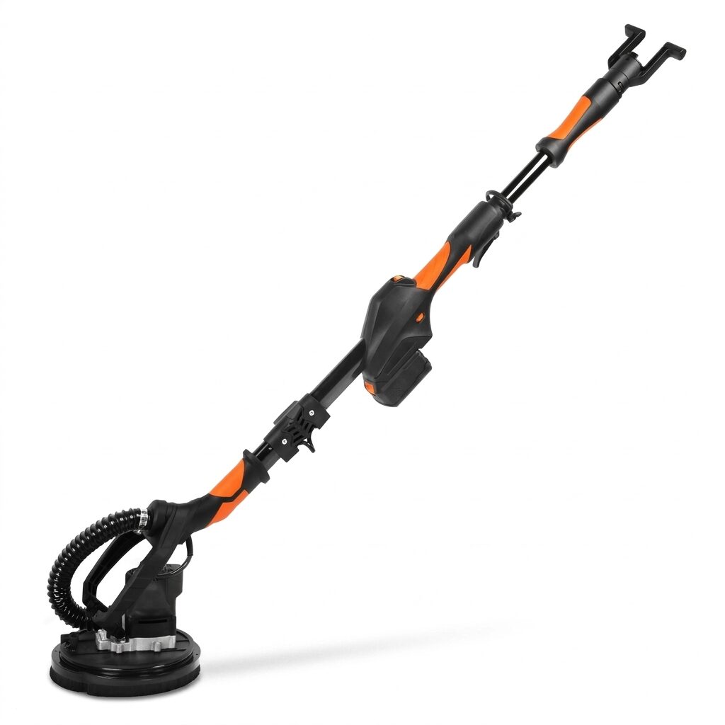 Cordless Drywall Sander - Brushless Electric Wall and Ceiling Sander with Dust Collection and LED for Renovation