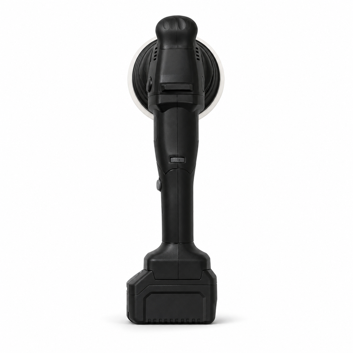 Cordless car polisher front view