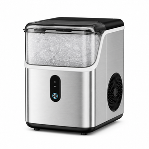 Countertop nugget ice maker right angle view